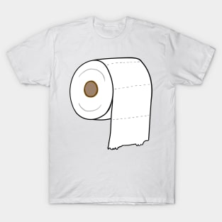 toilet paper rolls on pink T-Shirt
